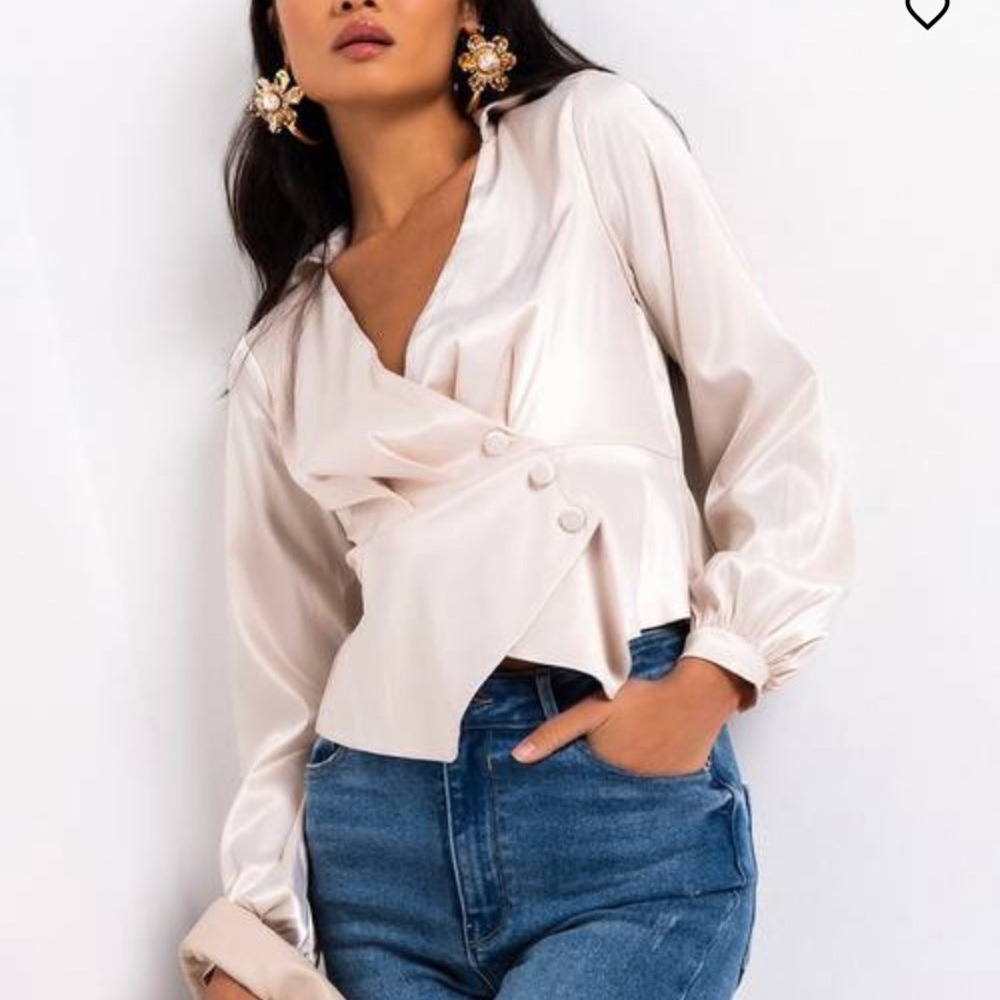 Brand new cream blouse!